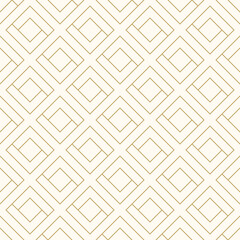 Luxury gold background pattern seamless geometric line square diagonal abstract design vector. Christmas background vector. - 607763083