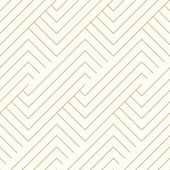 Luxury gold background pattern seamless geometric line zigzag abstract design vector. Christmas background vector. - 607763096
