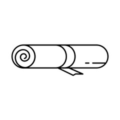 Certificate or diploma icon