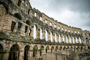 Obraz premium the arena in Pula in croatia, like the colloseum