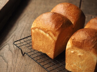 golden brown baked bread loaf