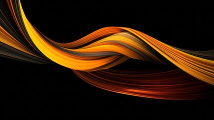 Abstract swirly background with 3D shapes generated by AI.