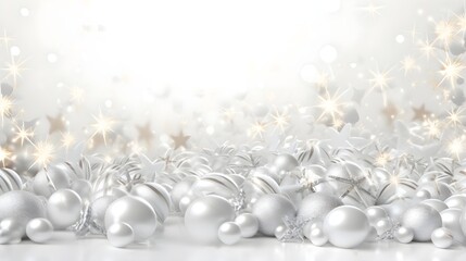 silver christmas background