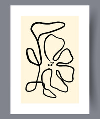 Abstract circuit creative experiment wall art print. Contemporary decorative background with experiment. Wall artwork for interior design. Printable minimal abstract circuit poster.