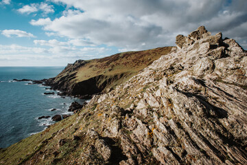 Fototapeta na wymiar Devon coastline