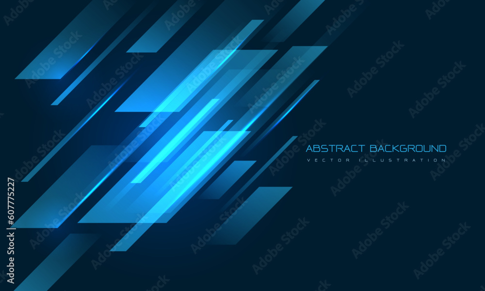 Poster abstract blue geometric speed dynamic with blank space design modern technology futuristic creative 