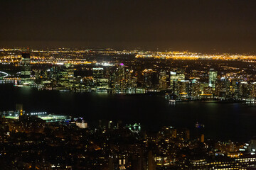 Fototapeta premium New York by night city
