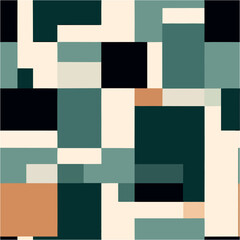 Abstract Fusion: Intriguing Geometric Patterns