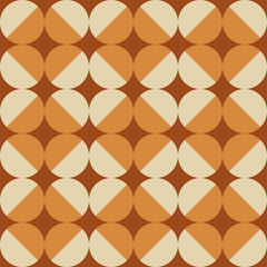 Seamless geometric background circle and rhombus