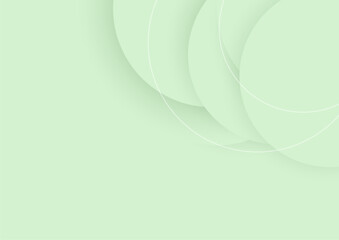 黄緑の円形オブジェクト背景