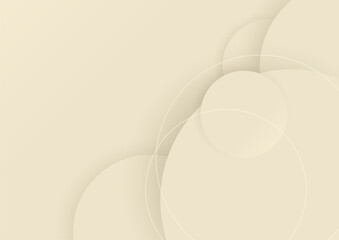 ベージュ系の円形図形テクスチャ