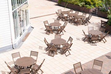 夏のガーデンテラス