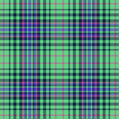 Seamless textile tartan of vector fabric background with a plaid pattern check texture.