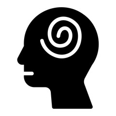 hypnotism glyph icon