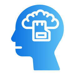 memory gradient icon