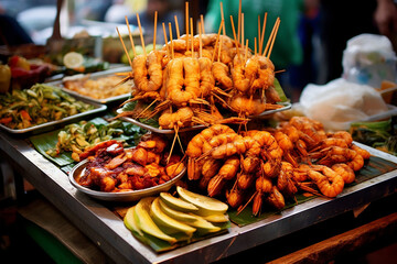 Delicious Thai Street Food - obrazy, fototapety, plakaty