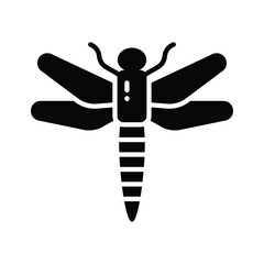 Beautifully designed vector of dragonfly in modern style, ready to use icon