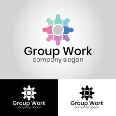 Group Business Vector Logo Design Template