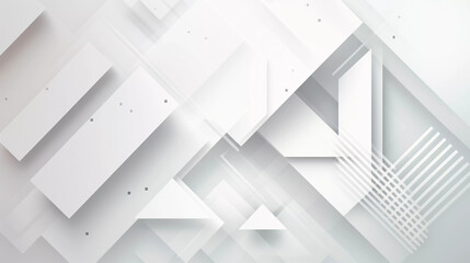 Fototapeta na wymiar White abstract Background with geometric patterns