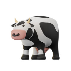 Cow Eid Adha 3D Illustrations