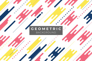 Abstract geometric background in bright colors