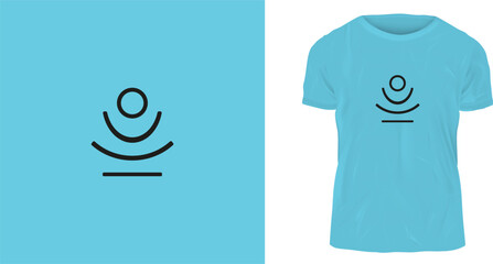 t shirt design concept, Yoga seat