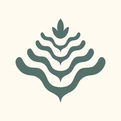 abstract illustration vector of nature good for healty product, logo and pattern design.