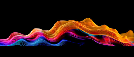 Abstrakter 3D-Hintergrund. generiert mit KI