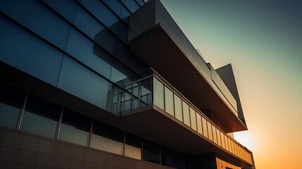 Fototapeta premium Elegance and grandeur of modern architecture. Generated AI