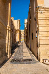 Beautiful Street of Noto, Syracuse, Sicily, Italy, Europe, World Heritage Site