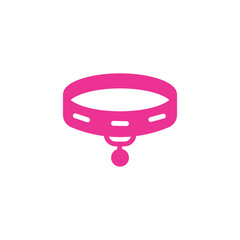 Dog Collar Pet Solid Icon