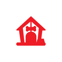 Dog House Pet Solid Icon