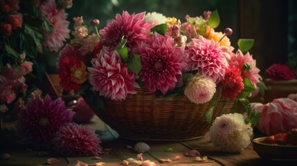 Fototapeta na wymiar flowers in a pot