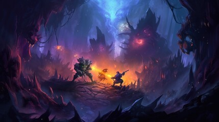 Fototapeta premium Role Playing Game RPG Artwork