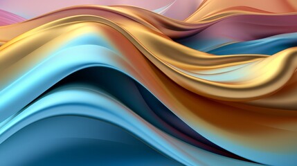 Obraz premium Abstract 3D Background. Generative AI.