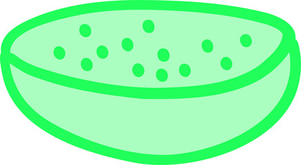 Green cat food