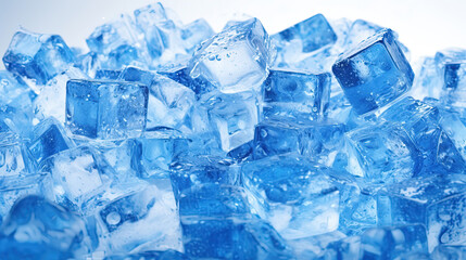 Ice cubes illustration background