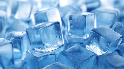 Ice cubes illustration background