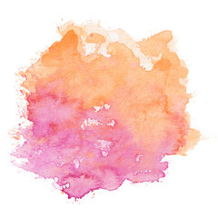 Watercolor texture with brush strokes