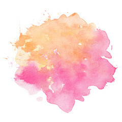 Watercolor texture with brush strokes