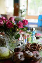still life with flowers