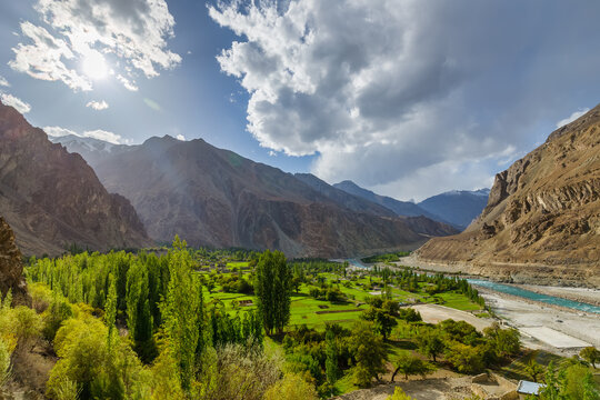 Turtuk a beautiful small village,Leh,Ladakh,northern India,