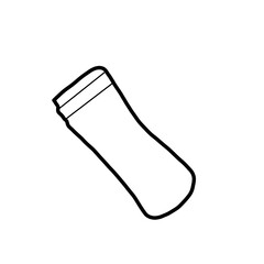 cloth nail tool equipment hand drawn doodle 