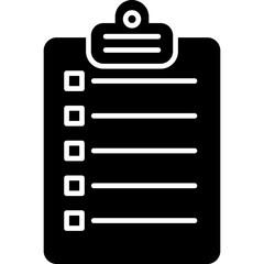 Fototapeta premium Checklist Icon