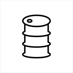 Barrels of waste vector illustration. Biohazard waste, Radioactive waste. barrels icon for web design vector illustration on white background. 