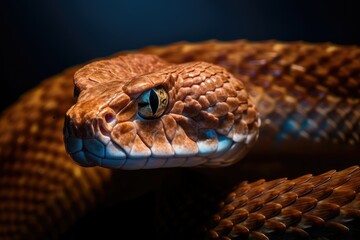 Fototapeta premium Venomous Copperhead Snake