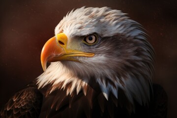 Fototapeta premium Bald Eagle Portrait