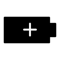 battery glyph icon