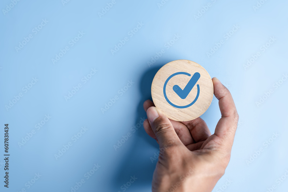 Poster Checklist Quality management with Quality Assurance or QA and Quality Control or QC and improvement. Standardization, certification. Compliance to regulations service and standards.