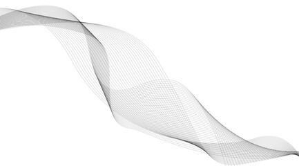 abstract  line wave background. Thin line wavy abstract vector blue wave background.